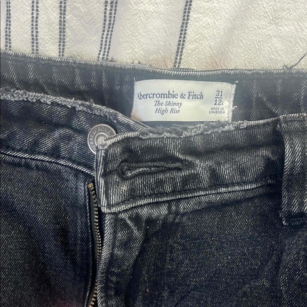 Abercrombie & Fitch Black Skinny Jeans